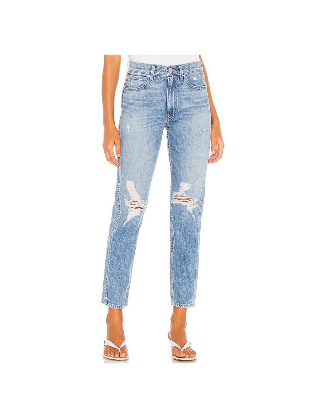 SLVRLAKE Virginia Slim Jeans Distressed